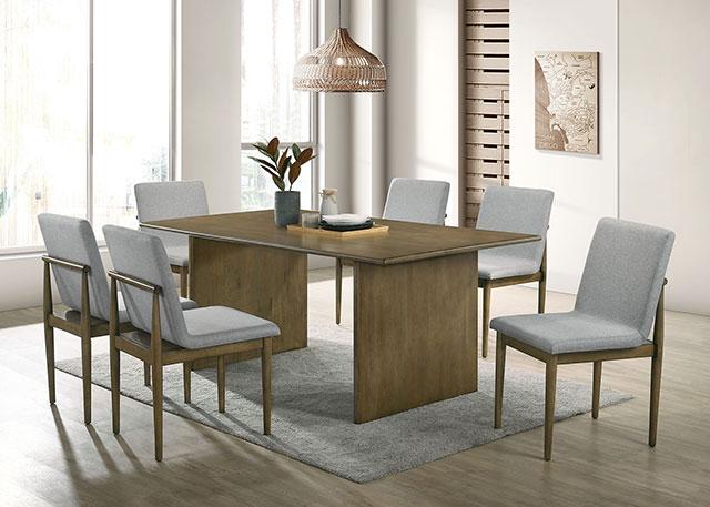 ST GALLEN Dining Table, Natural Tone/Light Gray - California Furniture (Coachella, CA)