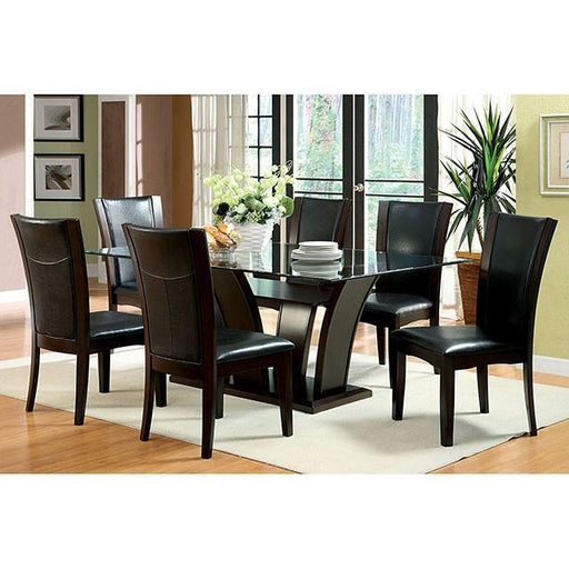 Manhattan I Dark Cherry/Brown Side Chair, Espresso (2/CTN) - California Furniture (Coachella, CA)