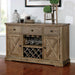 Julia Light Oak Server - California Furniture (Coachella, CA)