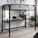 Opal Iii Black & Silver Twin Loft Bed - California Furniture (Coachella, CA)
