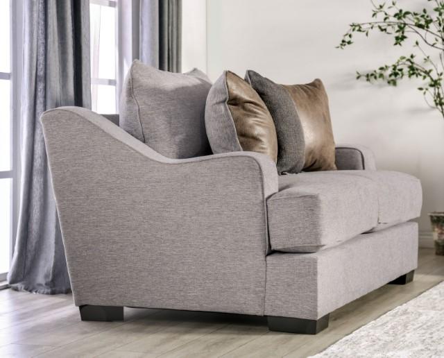 SKYLINE Sofa, Light Gray/Brown - California Furniture (Coachella, CA)
