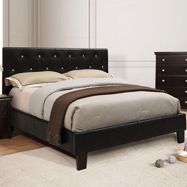 Velen Black Cal.King, E.King, Full, & Twin Bed Black & White - California Furniture (Coachella, CA)