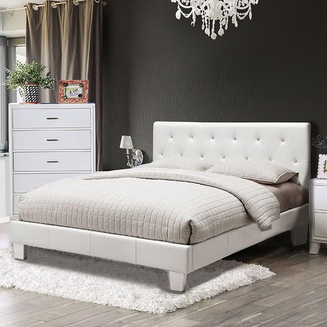 Velen Black Cal.King, E.King, Full, & Twin Bed Black & White - California Furniture (Coachella, CA)