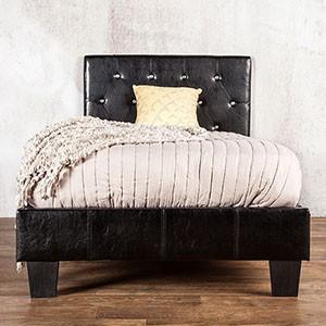 Velen Black Cal.King, E.King, Full, & Twin Bed Black & White - California Furniture (Coachella, CA)