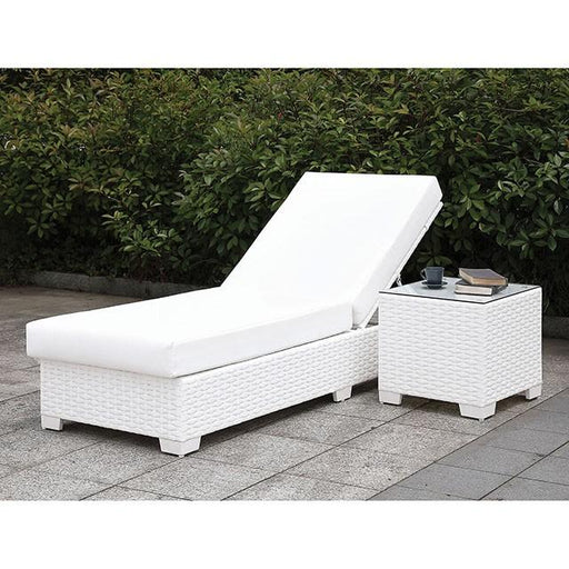 Somani Adjustable Chairse + End Table - California Furniture (Coachella, CA)