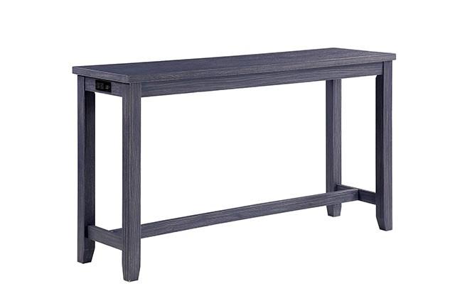 Caerleon 3 & 4 Piece Counter Ht. Set Gray & Blue - California Furniture (Coachella, CA)