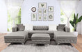 CIABATTONI Sectional, Gray - California Furniture (Coachella, CA)