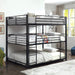 Olga I Antique Black Full/Full Bunk Bed - California Furniture (Coachella, CA)