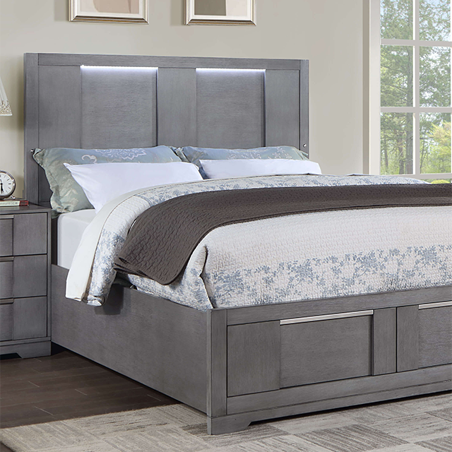 REGULUS Cal.King, E.King, & Queen Bed - California Furniture (Coachella, CA)