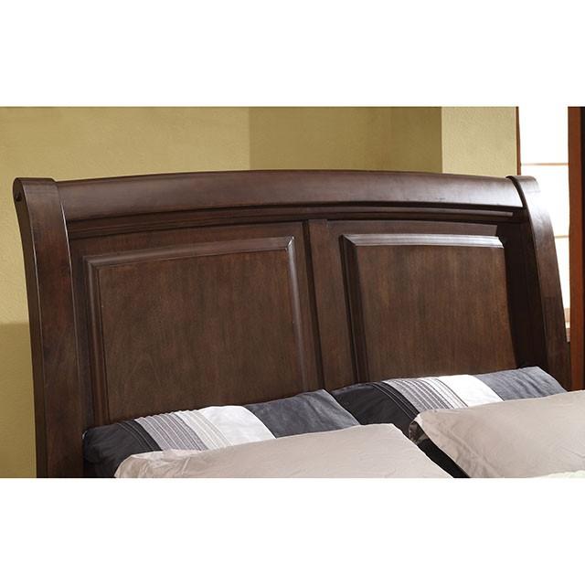 Litchville Brown Cherry Cal.King, E.King, & Queen Bed - California Furniture (Coachella, CA)