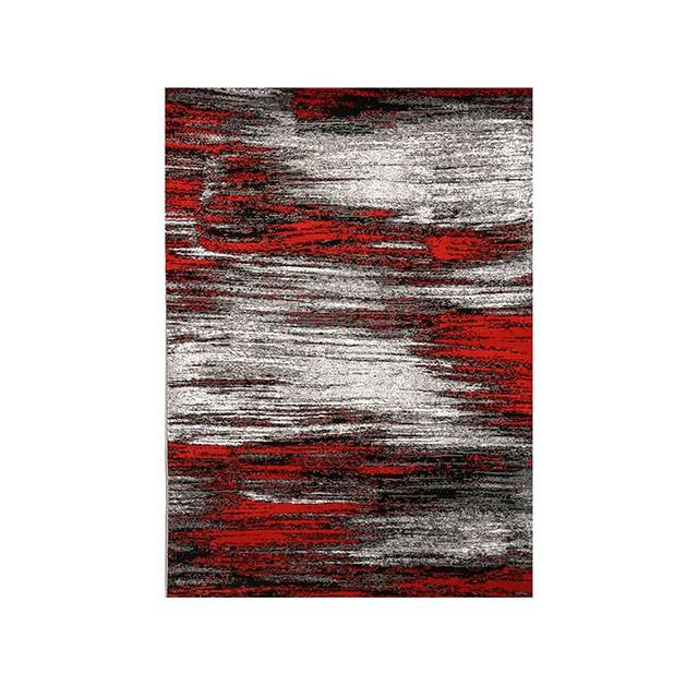 Sivas Gray/Red 8' X 10' Area Rug - California Furniture (Coachella, CA)