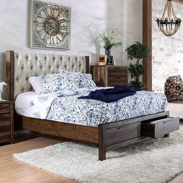 Hutchinson E.King & Cal.King Bed - California Furniture (Coachella, CA)