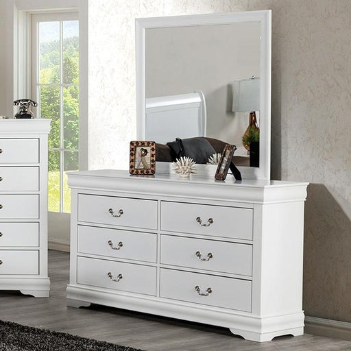 Louis Philippe Dresser White - California Furniture (Coachella, CA)