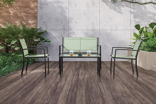 Ibiza 4 Pc. Sling Set K D Green - California Furniture (Coachella, CA)