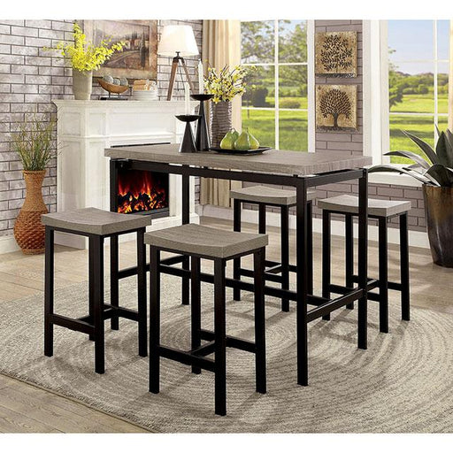 Vilvoorde 5 Pc. Counter Ht. Table Set - California Furniture (Coachella, CA)