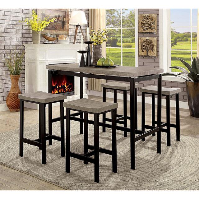 Vilvoorde 5 Pc. Counter Ht. Table Set - California Furniture (Coachella, CA)