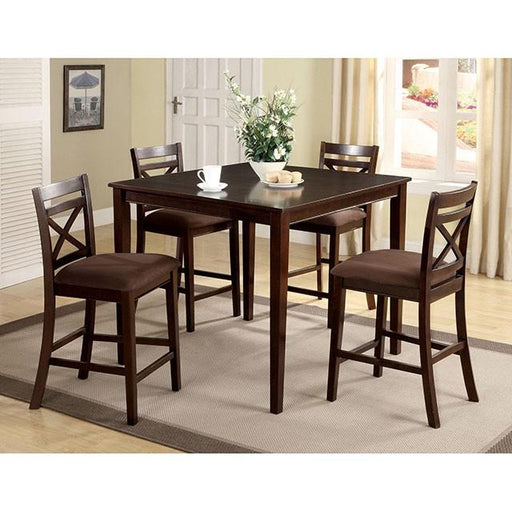 Weston 5 & 7 Piece Counter Ht. Table Set - California Furniture (Coachella, CA)
