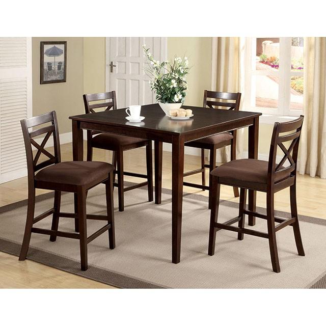 Weston 5 & 7 Piece Counter Ht. Table Set - California Furniture (Coachella, CA)