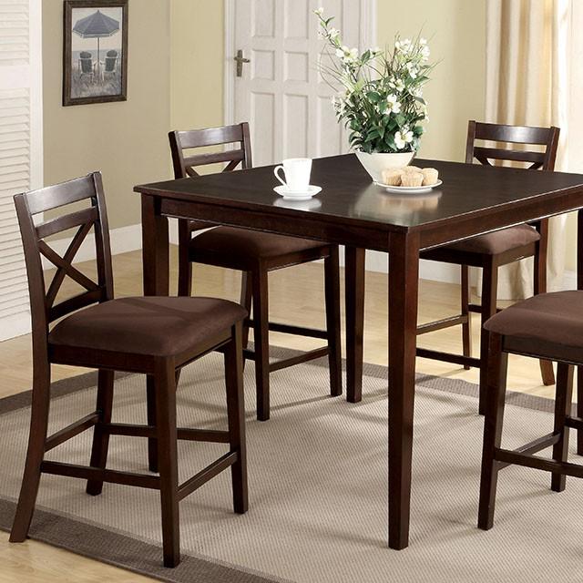 Weston 5 & 7 Piece Counter Ht. Table Set - California Furniture (Coachella, CA)