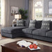 Kaylee Gray Large L-Shaped Sectional - California Furniture (Coachella, CA)