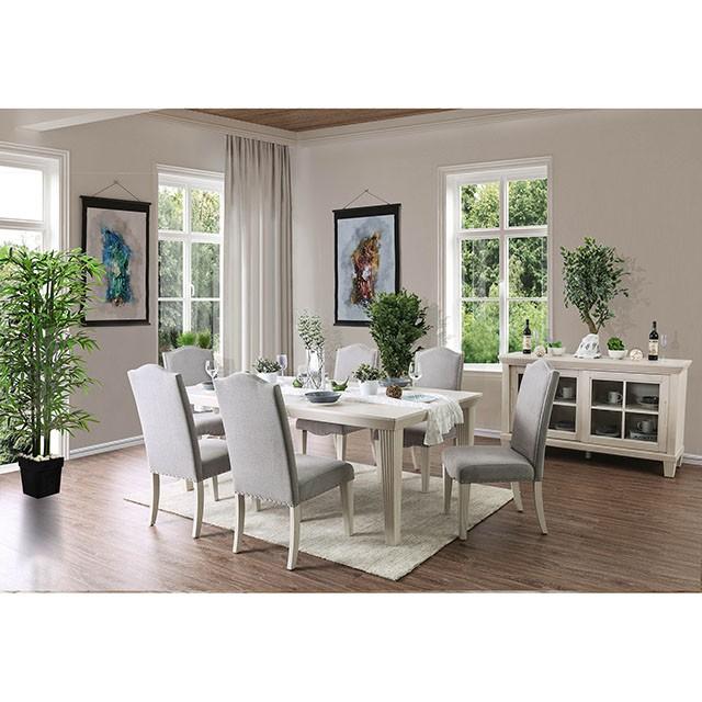 Daniella Gray/Antique White Side Chair (2/CTN) - California Furniture (Coachella, CA)