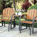 PERSE Dark Gray/Oak Rocking Chair - California Furniture (Coachella, CA)