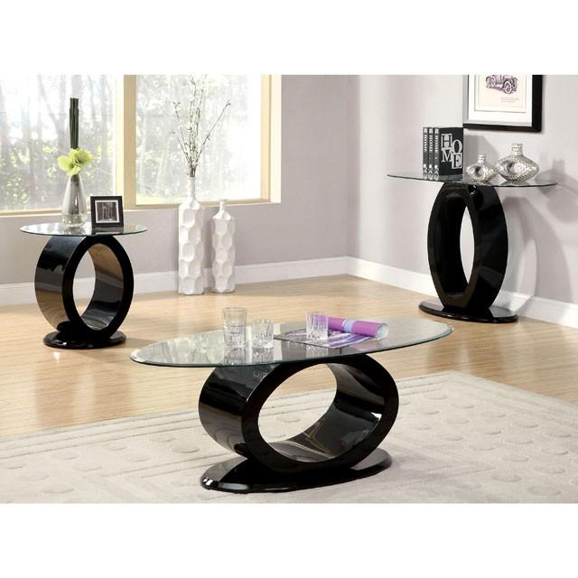 LODIA III Black Sofa Table, Black - California Furniture (Coachella, CA)