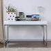 Loke White/Chrome Computer Desk - California Furniture (Coachella, CA)