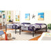 RAINBOW Black Metal Twin/Twin Bunk Bed - California Furniture (Coachella, CA)