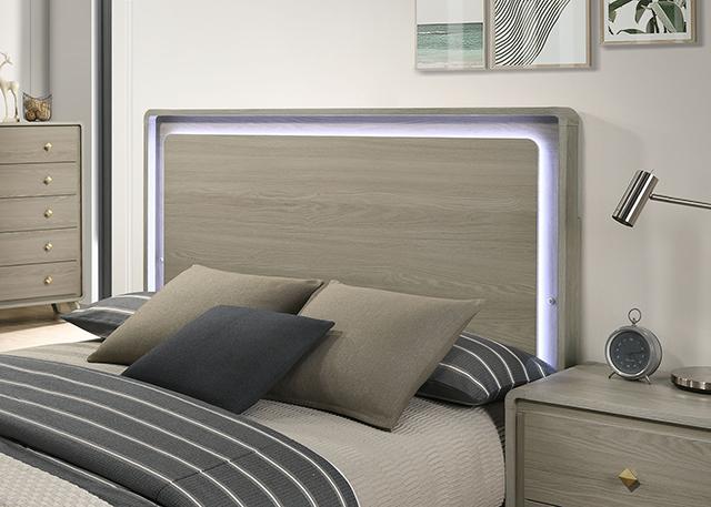 Rainier Queen Bedroom Set Gray - California Furniture (Coachella, CA)