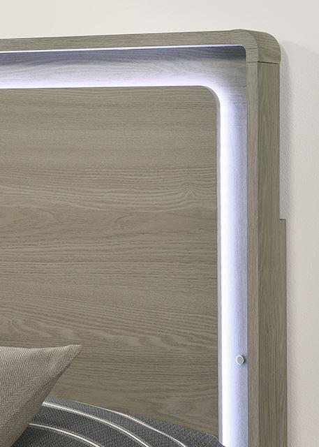 Rainier Queen Bedroom Set Gray - California Furniture (Coachella, CA)