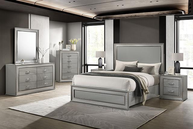 Cassiopeia E.King & Queen Bed Squre & Circular - California Furniture (Coachella, CA)