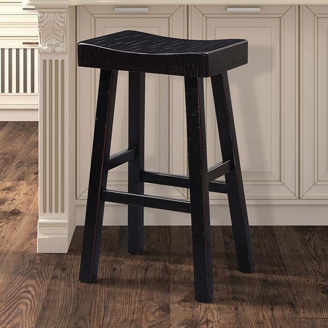Biasca 29" Stool (2/CTN) White, Brown, & Black - California Furniture (Coachella, CA)