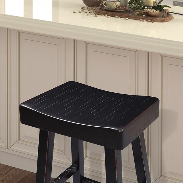 Biasca 24" Stool (2/CTN) White, Brown, & Black - California Furniture (Coachella, CA)