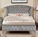 Alzir Gray & Black Queen & E.King Bed - California Furniture (Coachella, CA)