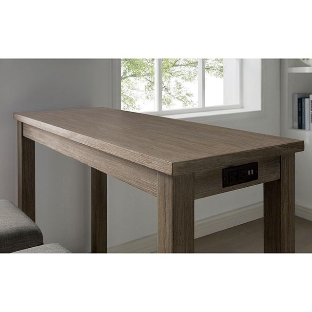 Caerleon 3 & 4 Piece Counter Ht. Set Gray & Blue - California Furniture (Coachella, CA)