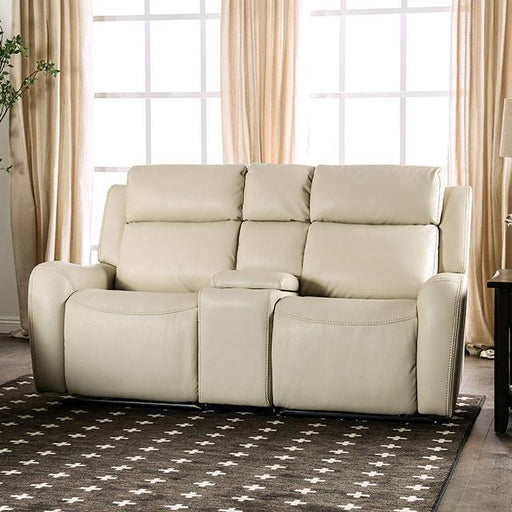 Barclay Power Loveseat Beige - California Furniture (Coachella, CA)