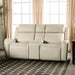Barclay Power Loveseat Beige - California Furniture (Coachella, CA)