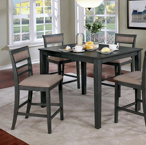 Fafnir 5 & 7 Piece Counter Ht Table Set - California Furniture (Coachella, CA)