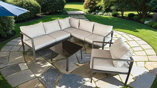 Farisha 6 Pc. Outdoor Sectional Set - California Furniture (Coachella, CA)