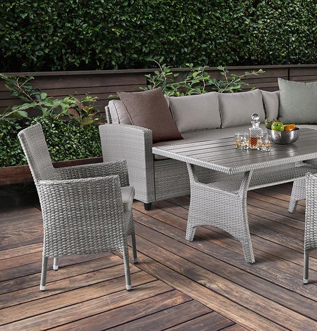 Kimara 3 & 5 Piece. Patio Dining Set - California Furniture (Coachella, CA)