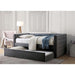 Susanna Gray Daybed w/ Trundle, Gray - California Furniture (Coachella, CA)