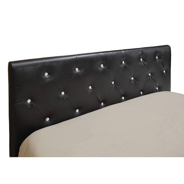 Velen Black Cal.King, E.King, Full, & Twin Bed Black & White - California Furniture (Coachella, CA)
