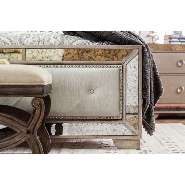 LORAINE Cal.King, E.King, & Queen Bed - California Furniture (Coachella, CA)