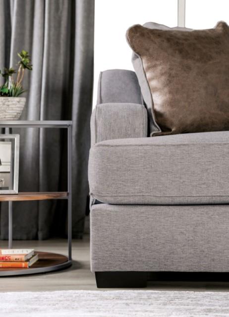 SKYLINE Sofa, Light Gray/Brown - California Furniture (Coachella, CA)