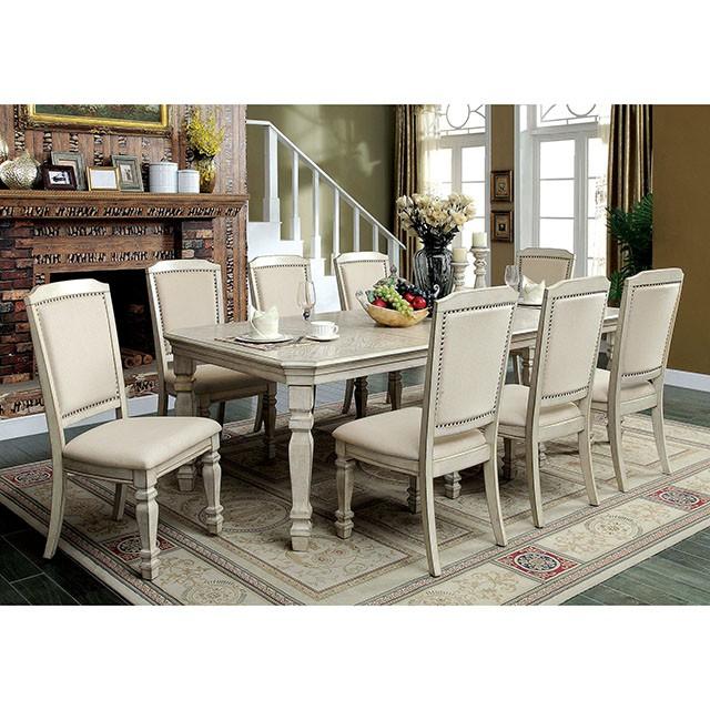 HOLCROFT Antique White/Ivory Side Chair (2/CTN) - California Furniture (Coachella, CA)