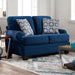 WALDSTONE Loveseat, Navy - California Furniture (Coachella, CA)