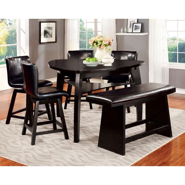 HURLEY Black Counter Ht. Chair (2/CTN) - California Furniture (Coachella, CA)