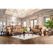 NICANOR Tan/Gold Sofa - California Furniture (Coachella, CA)