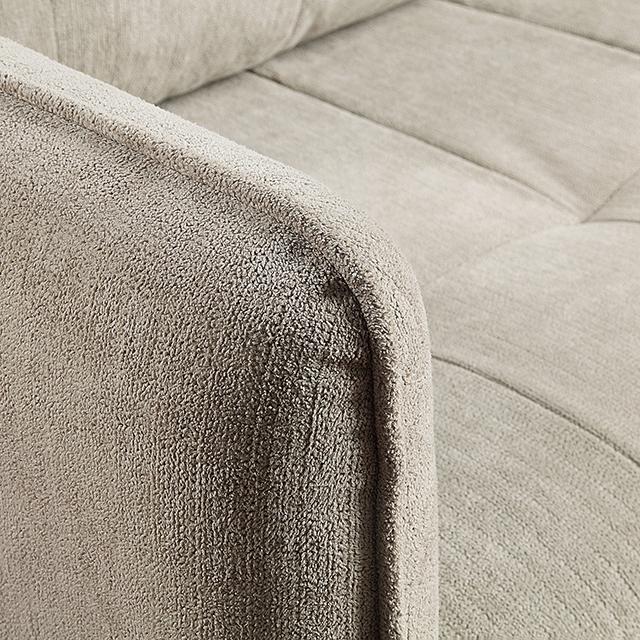 LYNDA Sofa w/ Pillows, Light Gray - California Furniture (Coachella, CA)